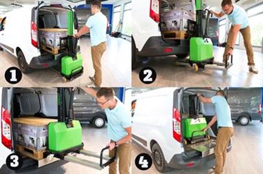 采用XXL跨装式装载机装载的Innolift流线托盘 - 恒通能机械资讯