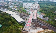 国内最大纵坡双幅转体桥梁成功转体！ - 恒通能机械资讯