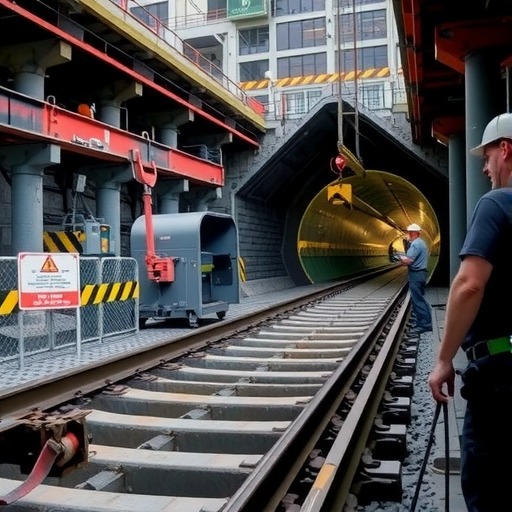 煤矿单轨吊轨道安装技术，提高作业效率和安全性(图1)