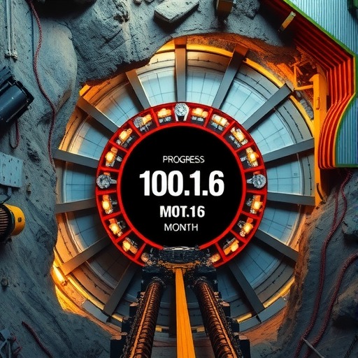 1001.6米!中铁装备矿用硬岩掘进机再创月进尺新记录(图1) 1001.6米!中铁装备矿用硬岩掘进机再创月进尺新记录(图1)