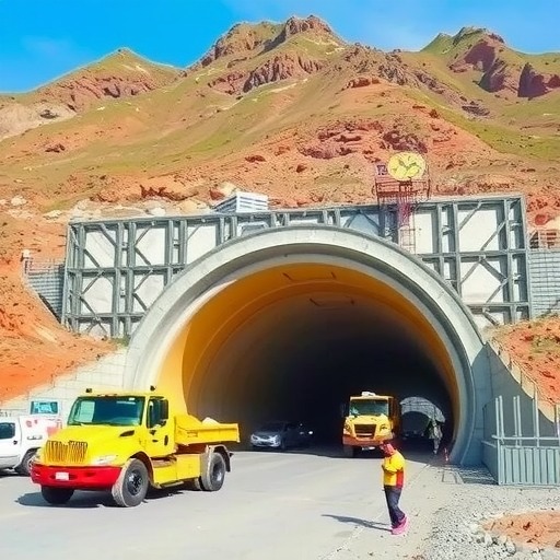 打通天山!中国电信5G赋能世界最长“天山胜利隧道”建设(图1) 打通天山!中国电信5G赋能世界最长“天山胜利隧道”建设(图1)