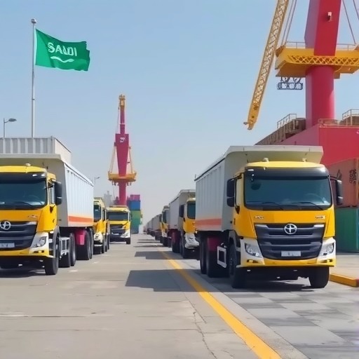 “矿”世英雄海外受追捧，中联重科宽体自卸车批量交付沙特(图4)