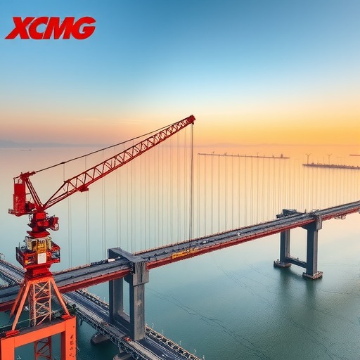 国内规模最大！徐工超级起重机架起黄河上的“彩虹桥”(图2)