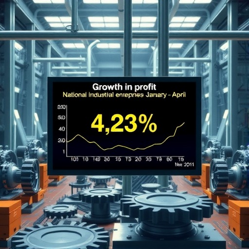 1-4月全国规上工业企业利润同比增4.3%(图1)