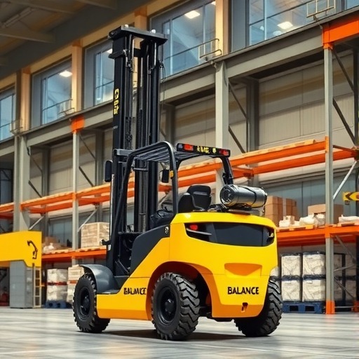 突破极限！全球最大65吨级锂电平衡重叉车下线(图1)