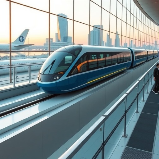 智能驾驶新篇章！全球首列机场跨坐式单轨列车正式亮相(图1)