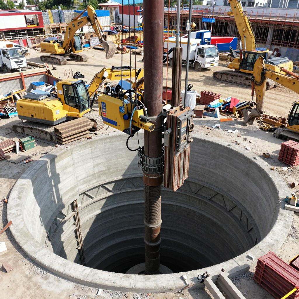 国内首台7米直径反井钻机施工的排风竖井贯通(图3)