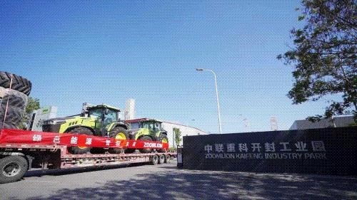 中联重科DV3504新能源拖拉机批量交付“西部粮仓”(图1)