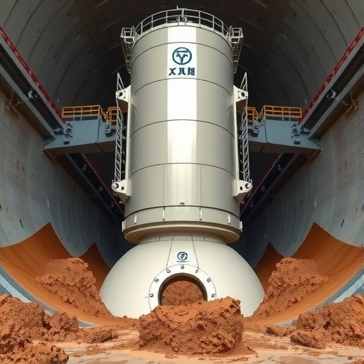 我国自主研制的最大直径泥水平衡盾构机“沧渊号”始发(图1)