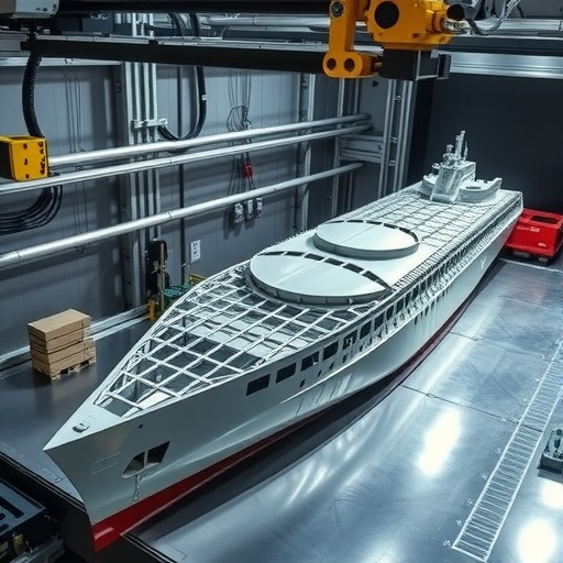 突破美西方船艇制造技术封锁！全国首创实物船艇3D打印技术诞生——3D打印一艘10米船体只需1天(图1)