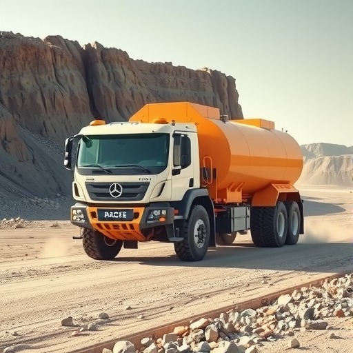 北方股份自研的最大智能型矿用洒水车顺利通过验收(图2)