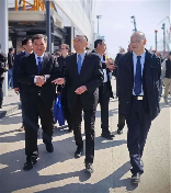 徐念沙会长到bauma 2025参观调研(图1)