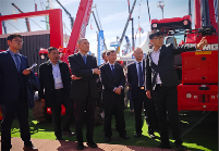 徐念沙会长到bauma 2025参观调研(图6)