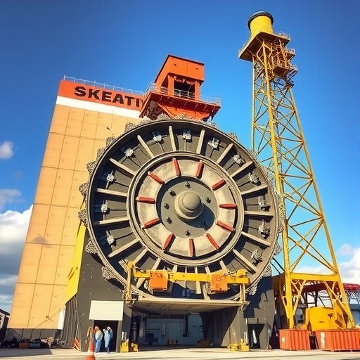 直径超5层楼高！我国出口海外最大直径盾构机下线(图1)