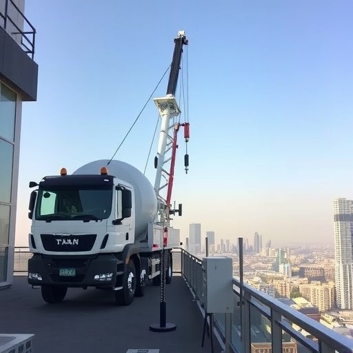 住在180米高空是什么体验？徐工车载泵替你“尝鲜”(图1)