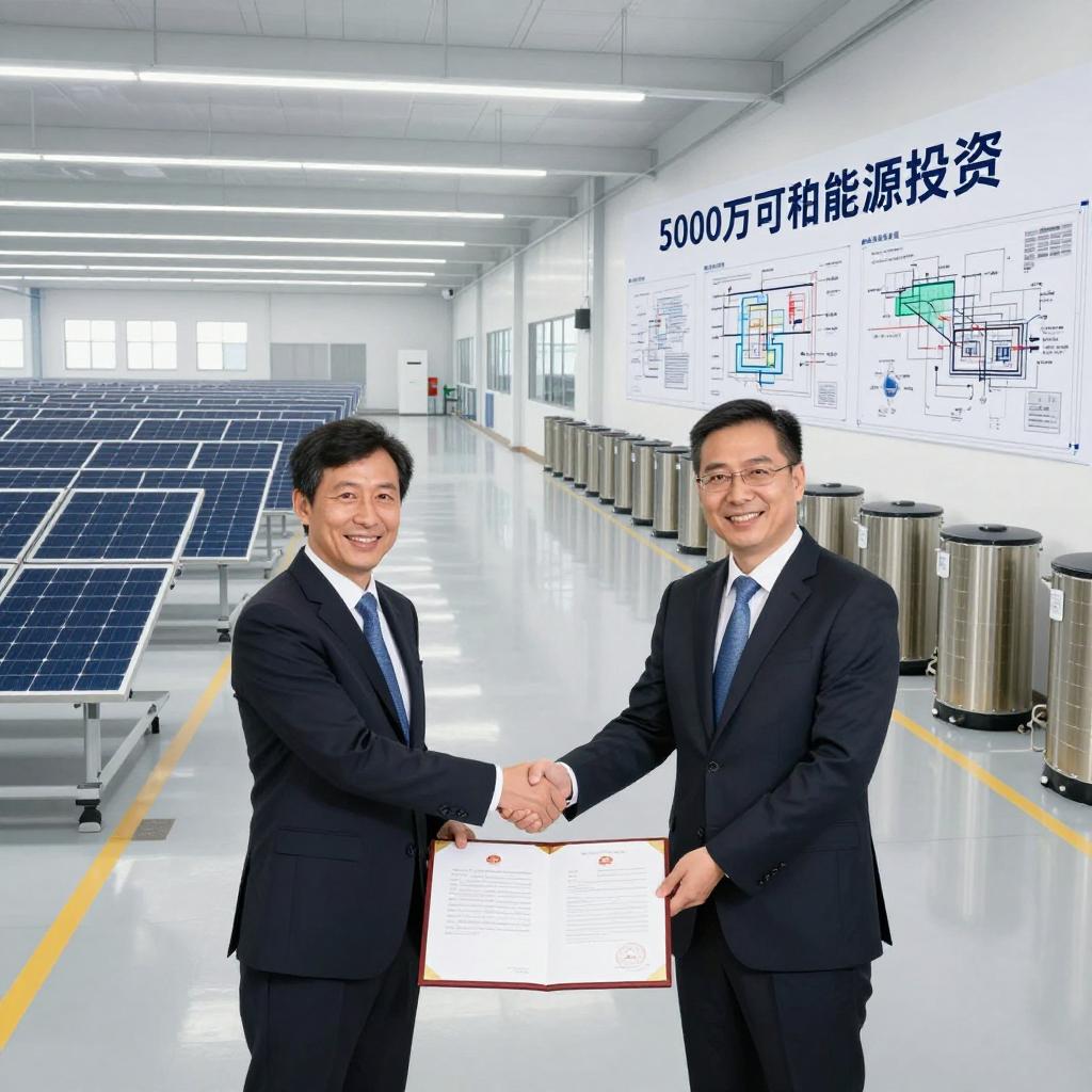 5亿！万物新能储能电站项目签约！(图1)