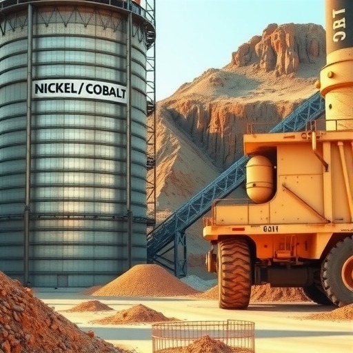 中国第二大镍钴矿产出首批镍钴精矿粉(图1)