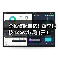 总投资超百亿!耀宁科技12GWh项目开工(图2) 总投资超百亿!耀宁科技12GWh项目开工(图2)