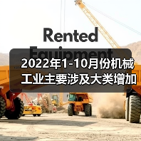 2022年1-10月份机械工业主要涉及大类增加值3增1降(图4)
