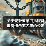 关于安徽省第四批服务型制造示范名单的公示(图3) 关于安徽省第四批服务型制造示范名单的公示(图3)