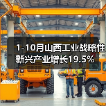 1-10月山西工业战略性新兴产业增长19.5%(图1)