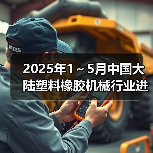 2025年1～5月中国大陆塑料橡胶机械行
