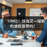 100亿!珠海又一储能电池项目签约!(图1) 100亿!珠海又一储能电池项目签约!(图1)