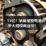 15亿!钠盐储能电池迈步大规模商业化!(图1) 15亿!钠盐储能电池迈步大规模商业化!(图1)