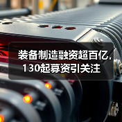 装备制造融资超百亿,130起募资引关注(图4) 装备制造融资超百亿,130起募资引关注(图4)