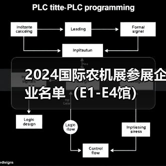 2024国际农机展参展企业名单(E1-E4馆)(图2) 2024国际农机展参展企业名单(E1-E4馆)(图2)