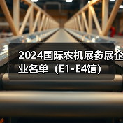 2024国际农机展参展企业名单(E1-E4馆)(图1) 2024国际农机展参展企业名单(E1-E4馆)(图1)