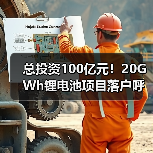 总投资100亿元！20GWh锂电池项目落户呼和浩特(图1)