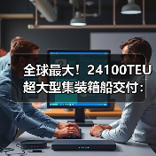全球最大!24100TEU超大型集装箱船交付:绿色科技如何改写航运(图2) 全球最大!24100TEU超大型集装箱船交付:绿色科技如何改写航运(图2)