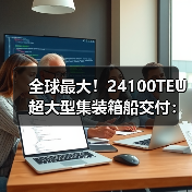 全球最大！24100TEU超大型集装箱船交付：绿色科技如何改 - 辰飞雨恒通能机械资讯