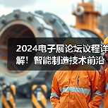 2024电子展论坛议程详解！智能制造技术前沿解析 - 辰飞雨恒通能机械资讯