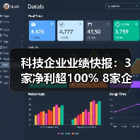 科技企业业绩快报:3家净利超100% 8家企业财报披露(图3) 科技企业业绩快报:3家净利超100% 8家企业财报披露(图3)