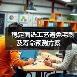 稳定面铣工艺避免毛刺及寿命预测方案