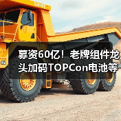 募资60亿！老牌组件龙头加码TOPCon