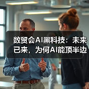 数贸会AI黑科技：未来已来，为何AI能顶半边天？(图1)