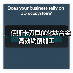 伊斯卡刀具优化钛合金高效铣削加工