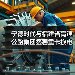宁德时代与福建省高速公路集团签署重卡换电项目合作协议(图4) 宁德时代与福建省高速公路集团签署重卡换电项目合作协议(图4)