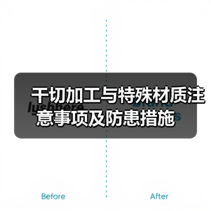 干切加工与特殊材质注意事项及防患措施(图2) 干切加工与特殊材质注意事项及防患措施(图2)