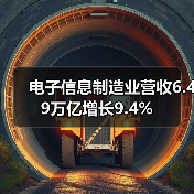 电子信息制造业营收6.49万亿增长9.4