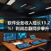 软件业务收入增长11.2%!利润总额同步攀升,行业前景如何?(图1) 软件业务收入增长11.2%!利润总额同步攀升,行业前景如何?(图1)
