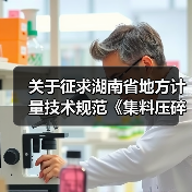 关于征求湖南省地方计量技术规范《集料压碎指标试模校准规范》（征求意见稿） 意见的函(图2)