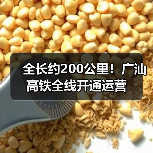 全长约200公里!广汕高铁全线开通运营(图1) 全长约200公里!广汕高铁全线开通运营(图1)
