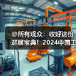 @所有观众：收好这份逛展宝典！2024中国工博会数控机床与金 - 辰飞雨恒通能机械资讯
