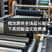 梅龙高铁全线最长隧道下黄田隧道实现贯通(图4)