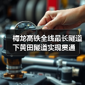 梅龙高铁全线最长隧道下黄田隧道实现贯通(图2)