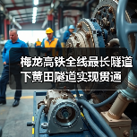 梅龙高铁全线最长隧道下黄田隧道实现贯通(图1)